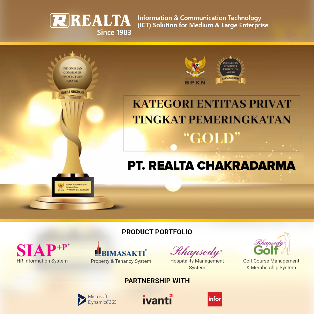 Penghargaan BPKN Gold -  Realta Chakradarma